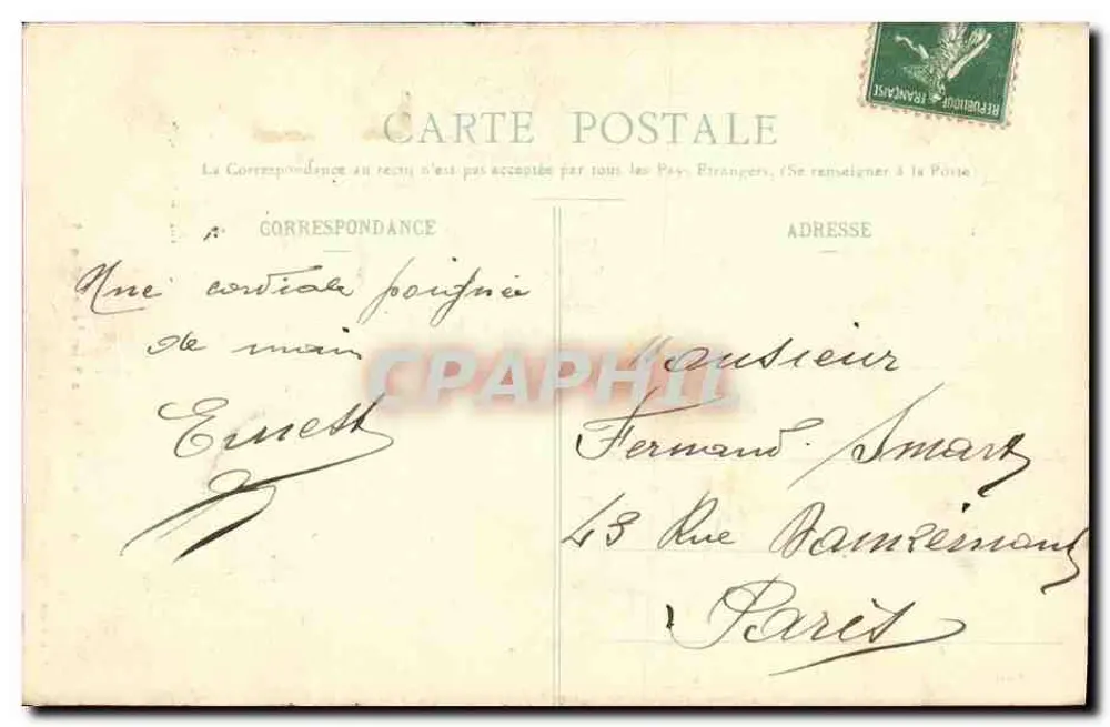 Nancy - Igreja de São Léon (1860-1877) — Maison des Magasins Réunis, editor, Nancy - Verso