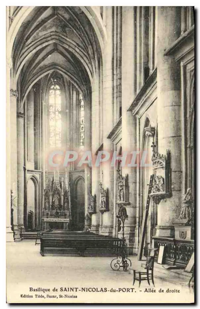 Basilika von SAINT-NICOLAS-du-PORT — Rechte Seitenkapelle — Edition Tible, Bazan, St-Nicolas - Vorderseite