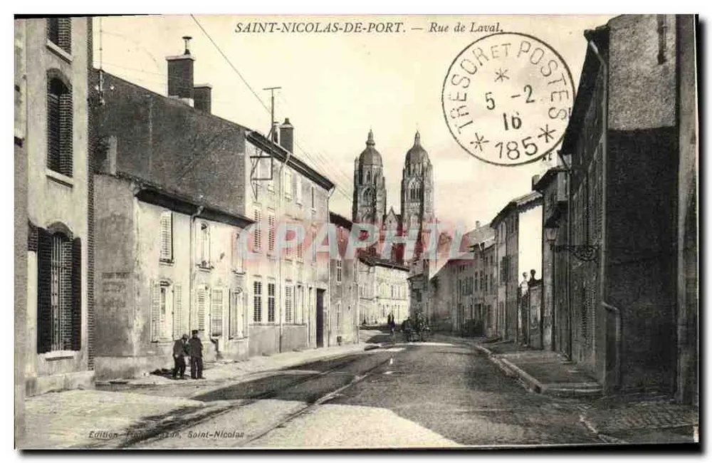 Saint-Nicolas-de-Port — Rue de Laval — Edição Frédéric Lahan, Saint-Nicolas - Frente