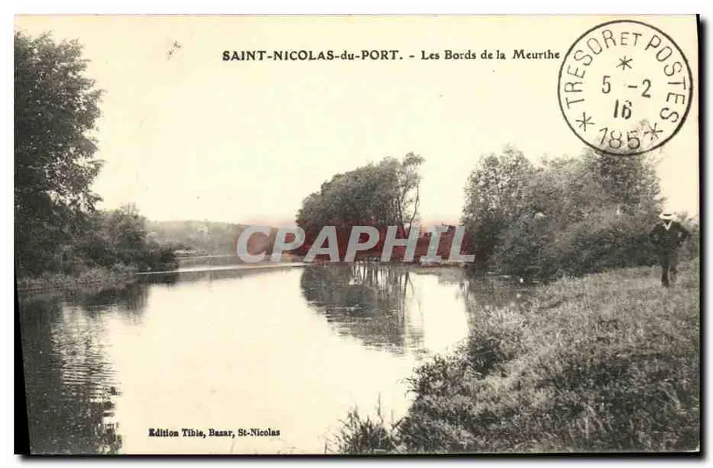 Saint-Nicolas-du-Port — Die Ufer der Meurthe — Edition Tiblie, Bazar, St-Nicolas - Vorderseite
