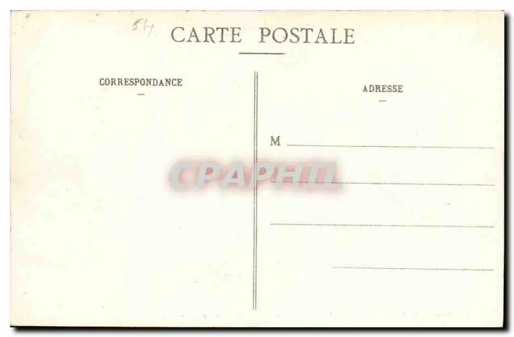 Lunéville - A Cascata dos Bosquetes — P. R., 13, P. da Igreja - Verso