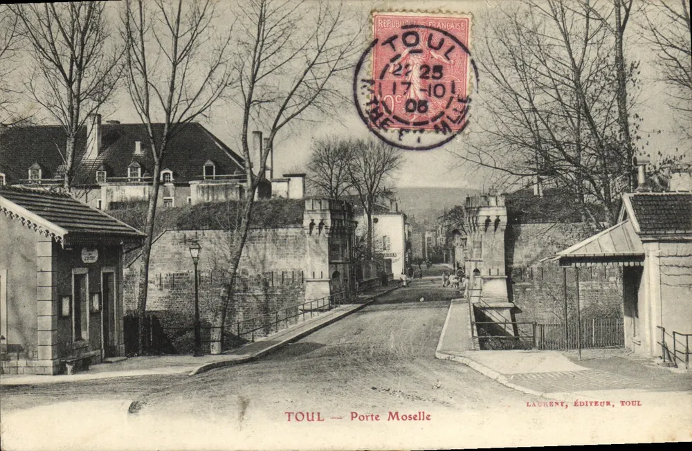 TOUL — Porte Moselle — Laurent, Editor, Toul - Frente