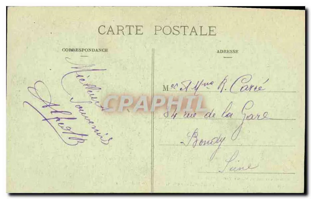Die Porte de Metz — Verlag Gardolle et Briquet, Toul — Nr. 16 - Rückseite