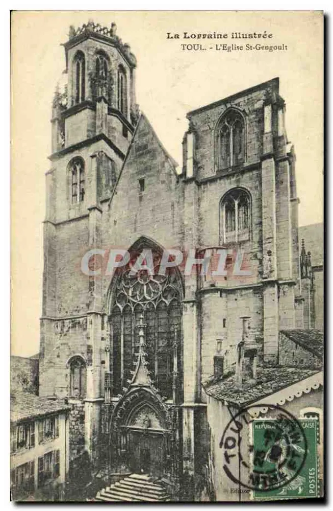 Toul - A Igreja de São Gengoult — La Lorraine illustrée, Edição - Frente