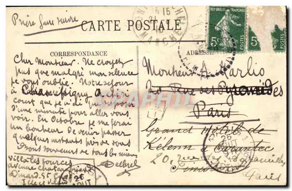 Monte Santo-Mihiel — Lado Leste — LL. - Verso