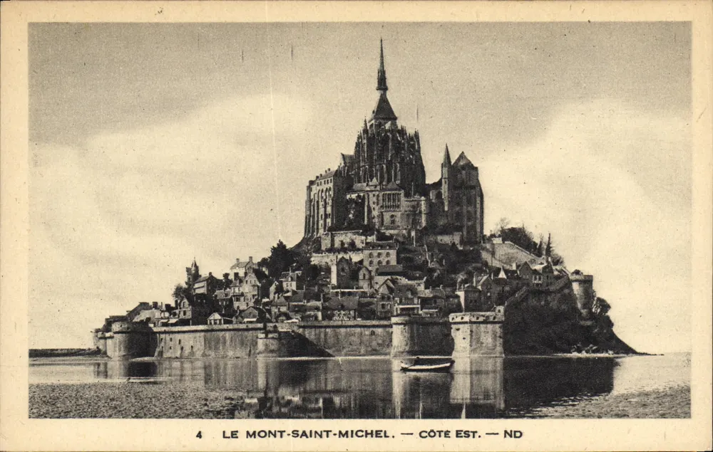O Mont-Saint-Michel — Lado Leste — ND - Frente