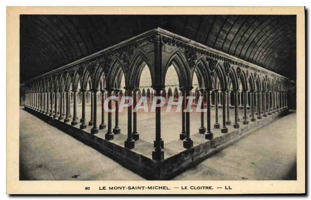 Le Mont-Saint-Michel — Le Cloître — LL - Frente