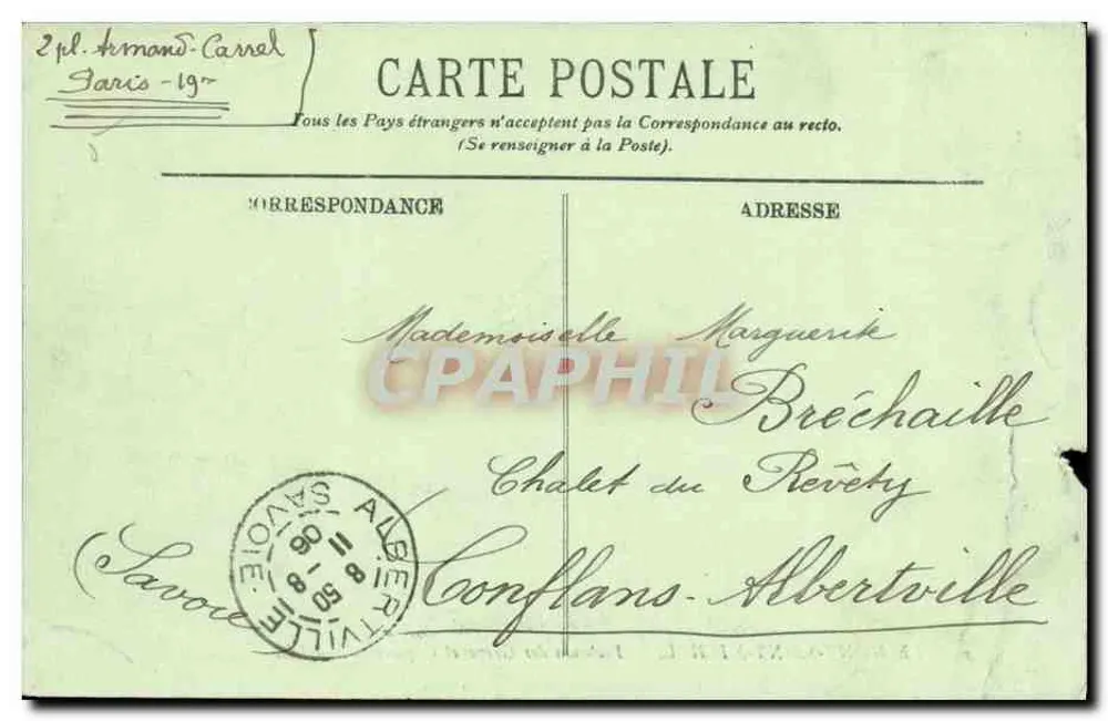Mont-Saint-Michel — Fischer der Strände und Coquetières — LL. n°21 - Rückseite