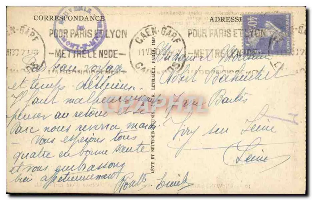 DER MONT SAINT MICHEL — Die Mauern und die Abtei (Ostseite) — LL - Rückseite