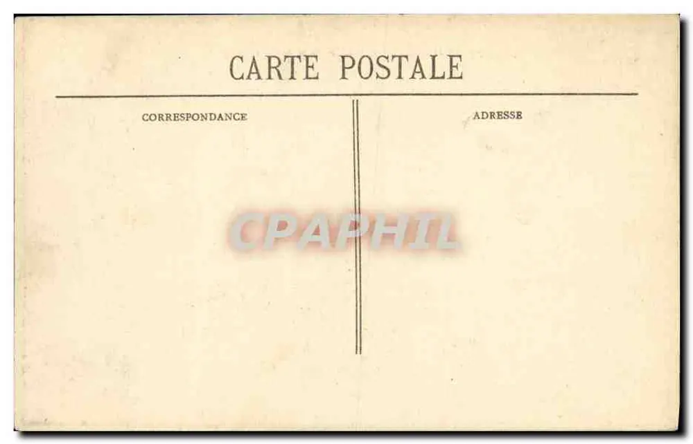 Cherbourg — A Ilha Pelée em tempo de tempestade — Coleção P. B. Cherbourg, n° 172 - Verso