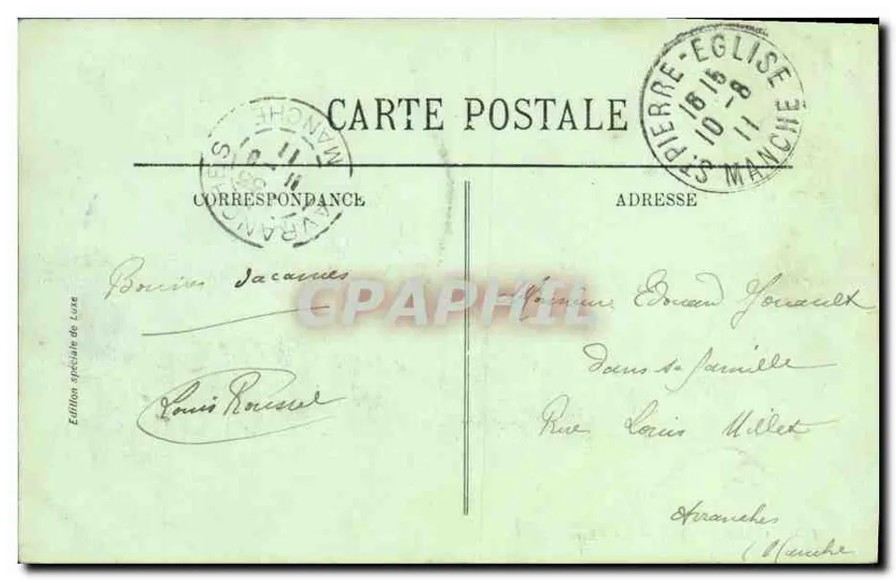 Cherbourg — O Farol — LL — Edição especial de Lure, n° 175 - Verso