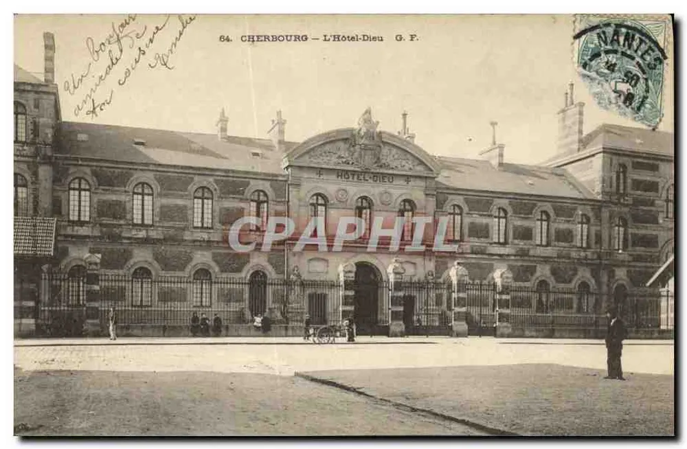Cherbourg — O Hôtel-Dieu — G.F. - Frente