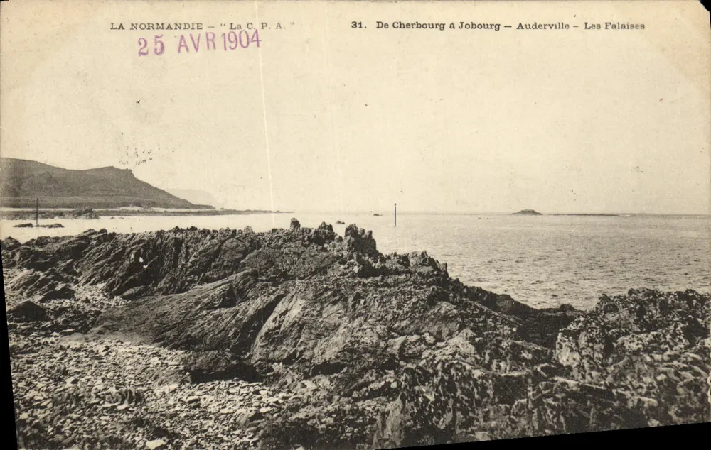 Die Klippen — Von Cherbourg bis Jobourg — Auderville — Die Antike Ansichtskarte — Nr. 31 - Vorderseite