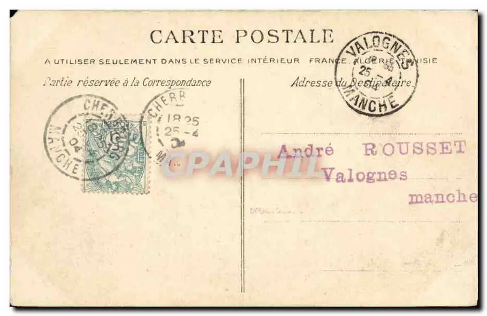 Die Klippen — Von Cherbourg bis Jobourg — Auderville — Die Antike Ansichtskarte — Nr. 31 - Rückseite