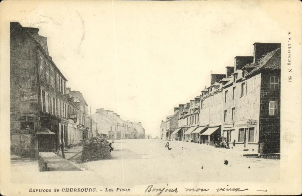 Les Pieux — Arredores de Cherbourg — A.V. Cherbourg N 201 - Frente