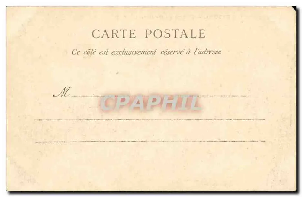Cherbourg — Castelo de Martinvast — G. F. - Verso
