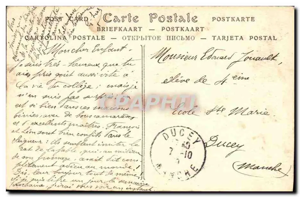 Horanches - A Estátua de Vallhubert — Kéliographie de N.D. Phot. - Verso