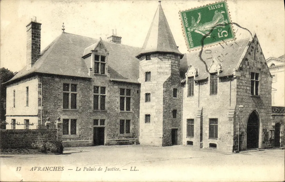 Avranches — Het Paleis van Justitie — LL. - Voorkant