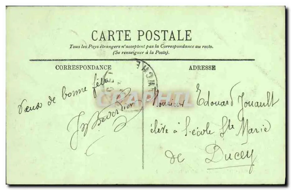 Avranches — Het Paleis van Justitie — LL. - Achterkant