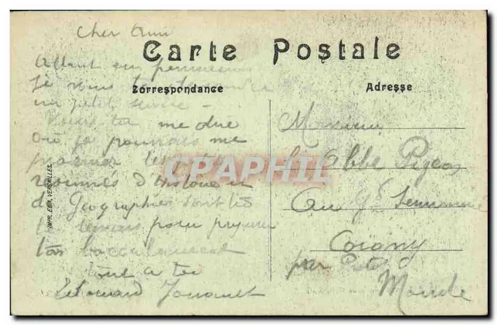Avranches — A Antiga Catedral — Livraria Lechaplais - Verso