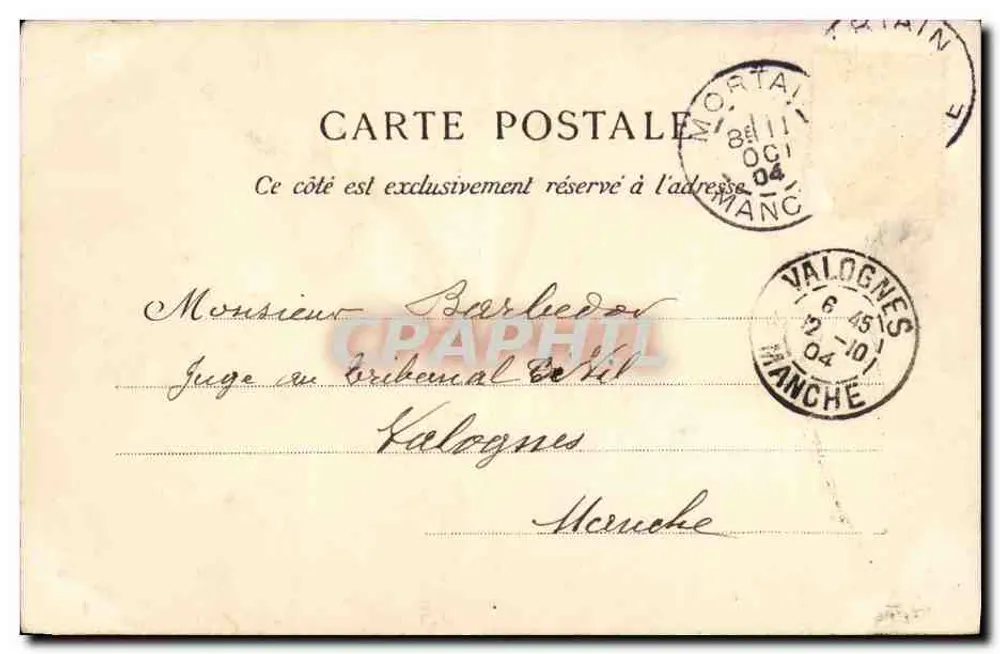 Mortain — Vue sur la Grande Cascade — La Normandie, éditeur non visible - Achterkant