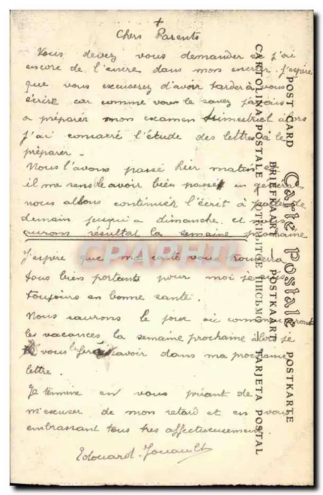 MORTAIN — A Colegiata, a catedral — CRAPHIL - Verso