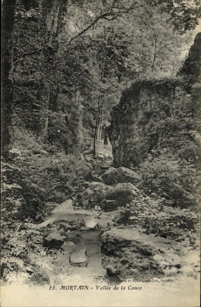Mortain — Vale da Cance — Artaud e Nozaïs, impressor-editor, Nantes - Frente