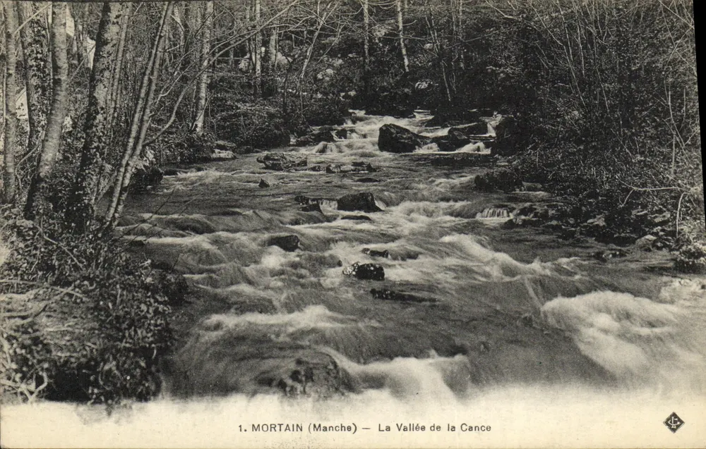 Mortain (Manche) — A Vale da Cance — Editor JC n°1 - Frente