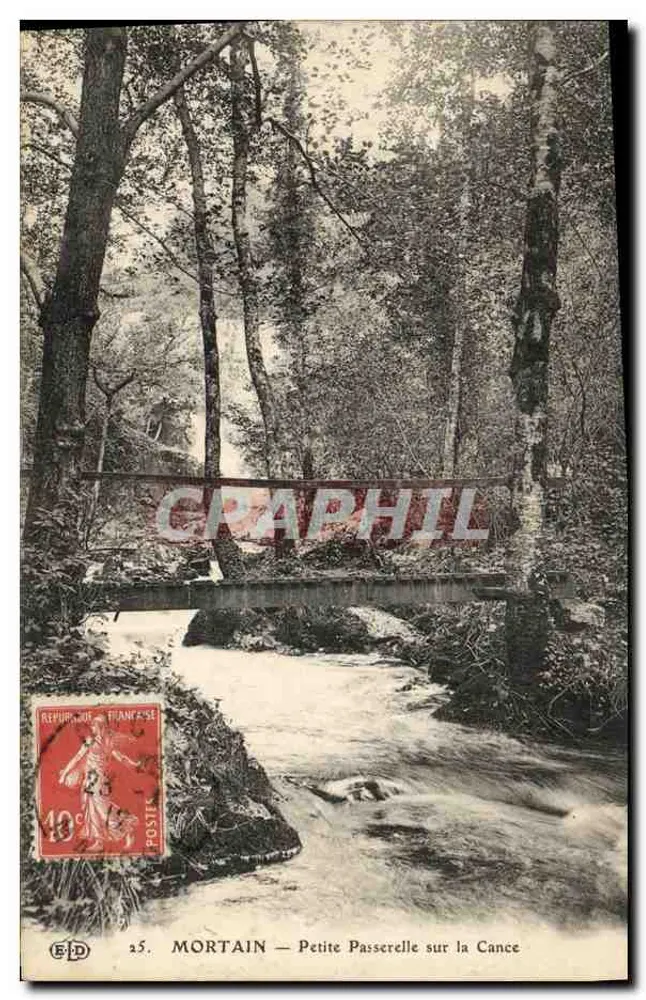 MORTAIN — Pequena Ponte sobre a Cance — E.P.D. n°25 - Frente