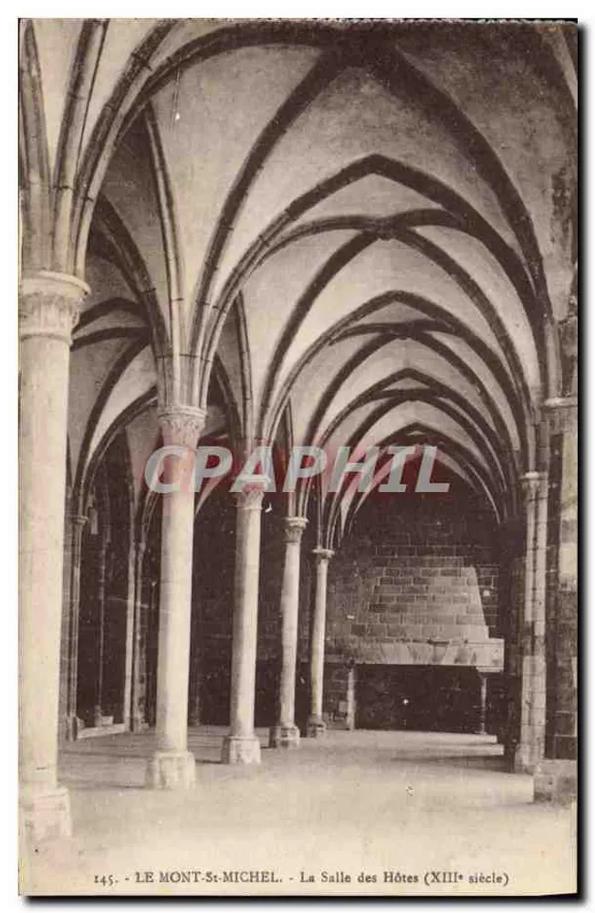 Mont-Saint-Michel - Die Gasthalle (13. Jahrhundert) - Vorderseite
