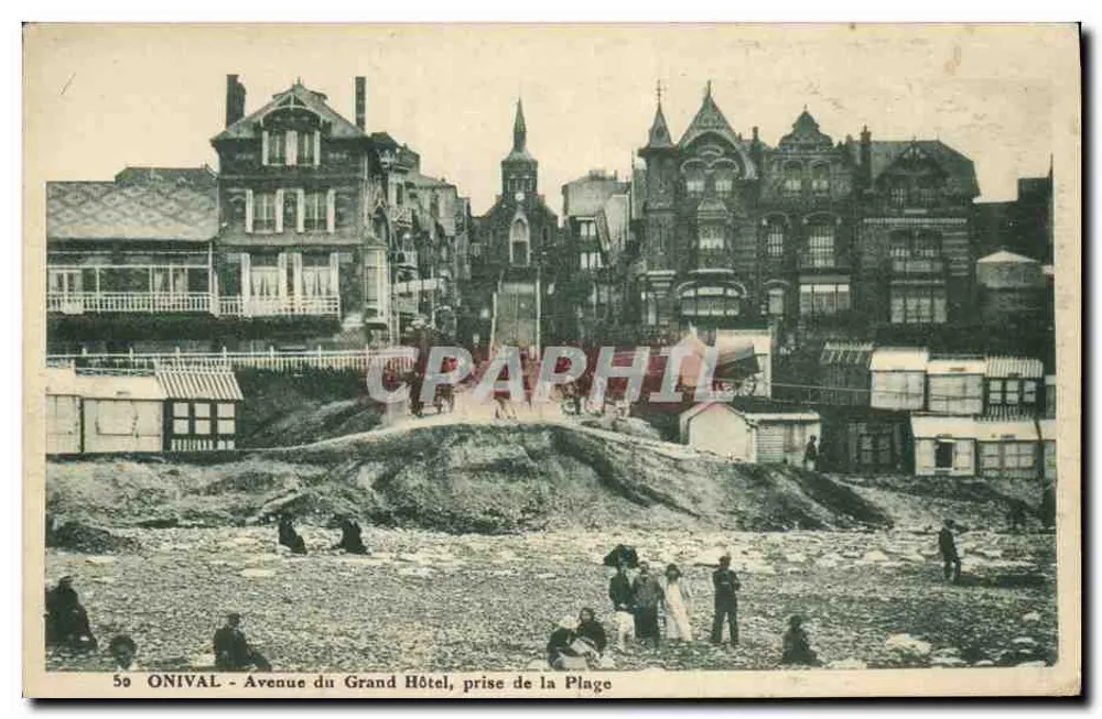 Onival - Avenue du Grand Hôtel, Blick auf die Strandpromenade - Vorderseite