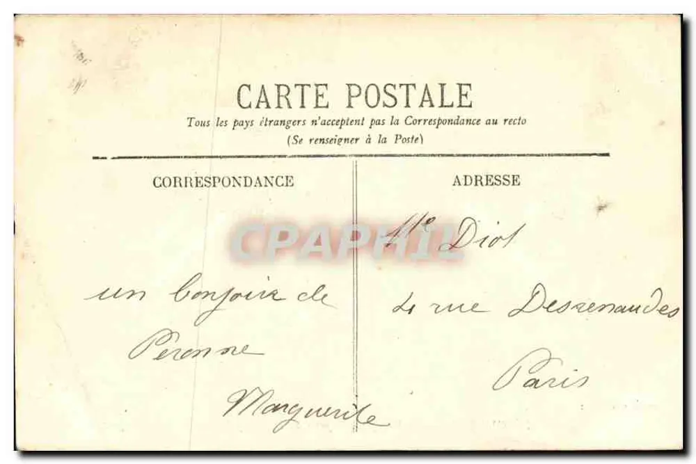 Péronne (Somme) — Allgemeiner Blick vom Faubourg de Paris — Foto E. Souillard - Rückseite