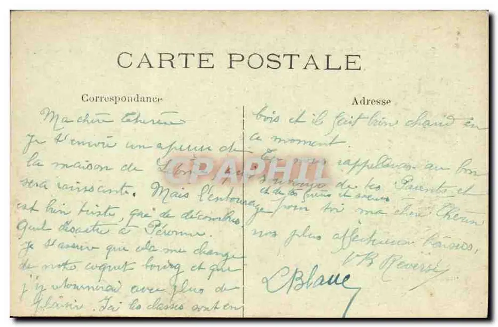 पेरॉन 1919 — सेंट जॉर्ज के रू — प्रकाशक सूइल्लार्ड - पीछे