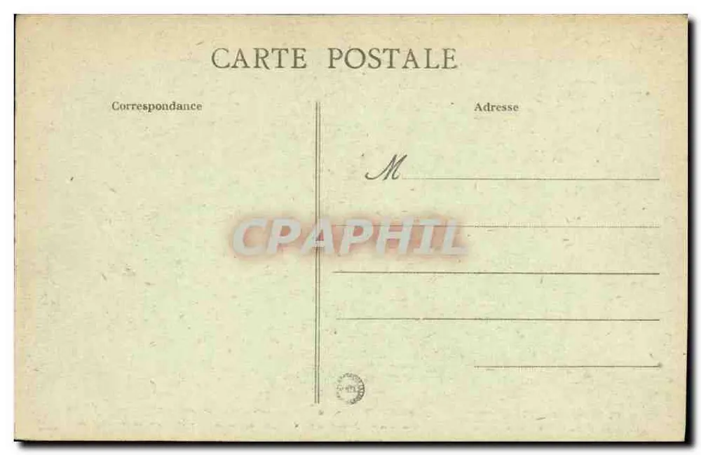Péronne (Somme) — Details der deutschen Zerstörung in der Kirche — L. C. H. Paris, Visé, Paris, Nr. 598 - Rückseite