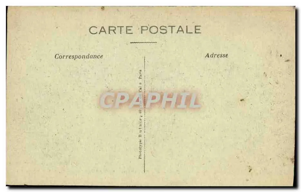 Péronne — Demolições após a guerra — Fototipo Buthinier, 1510 - Verso
