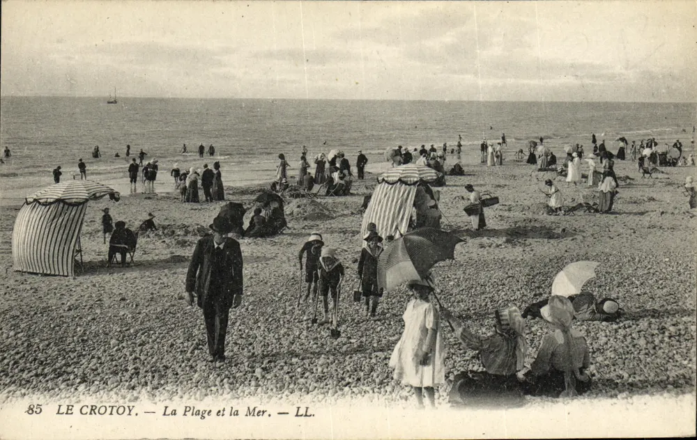 Le Crotoy — A Praia e o Mar — LL. — n°85 - Frente