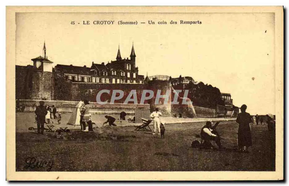 Le Crotoy (Somme) — Ein Stück der Mauern — Luciy, n°45 - Vorderseite