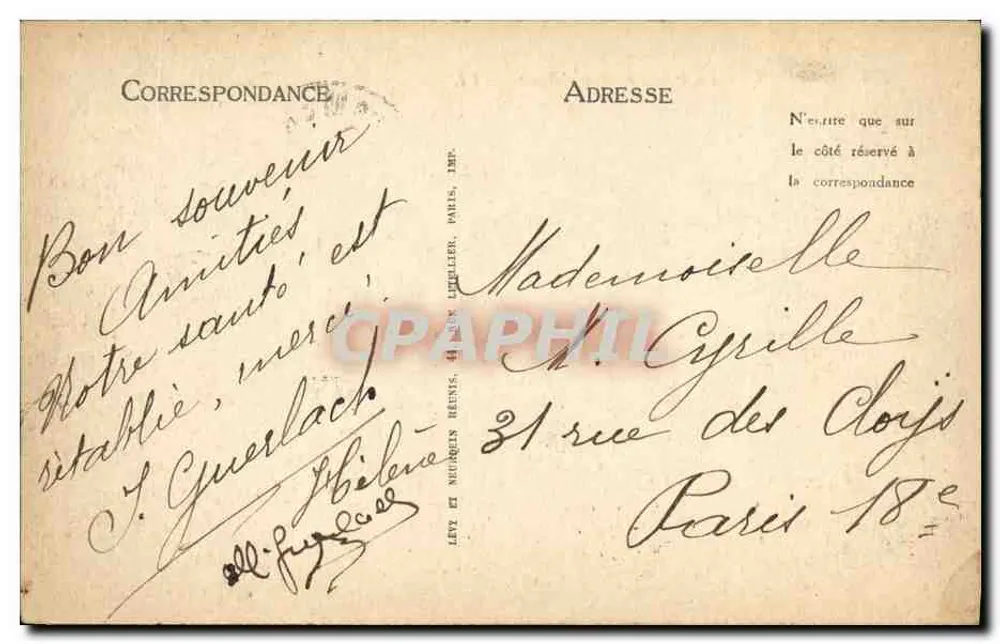 Cayeux — A Praia com Maré Baixa — LL - Verso