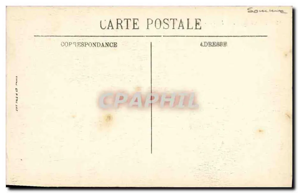 Abbeville — A Praça do Guindal — LL. - Verso
