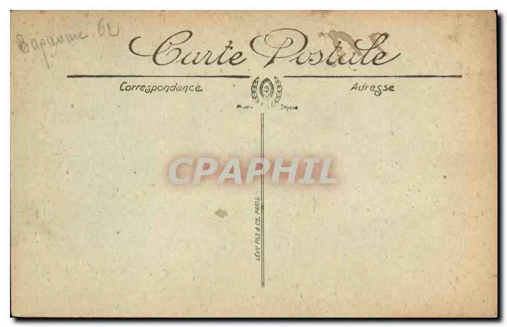 Denkmal für den Ritter de La Barre — Abbéville — Lévy fils & Cie, Paris - Rückseite