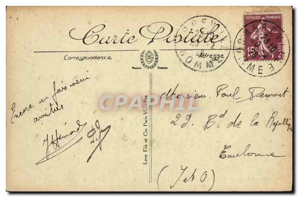 Abbeville — La Iglesia de San Guillermo — Lado Meridional - Reverso
