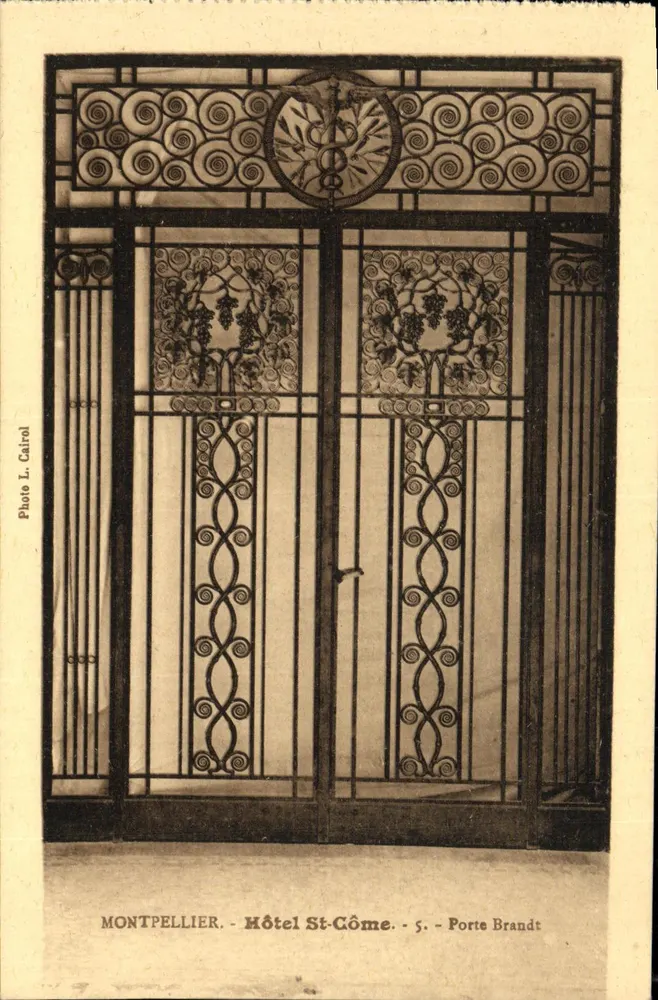 Montpellier - Hotel St. Côme - Tor zur Brandt - Foto L. Cairol - Vorderseite
