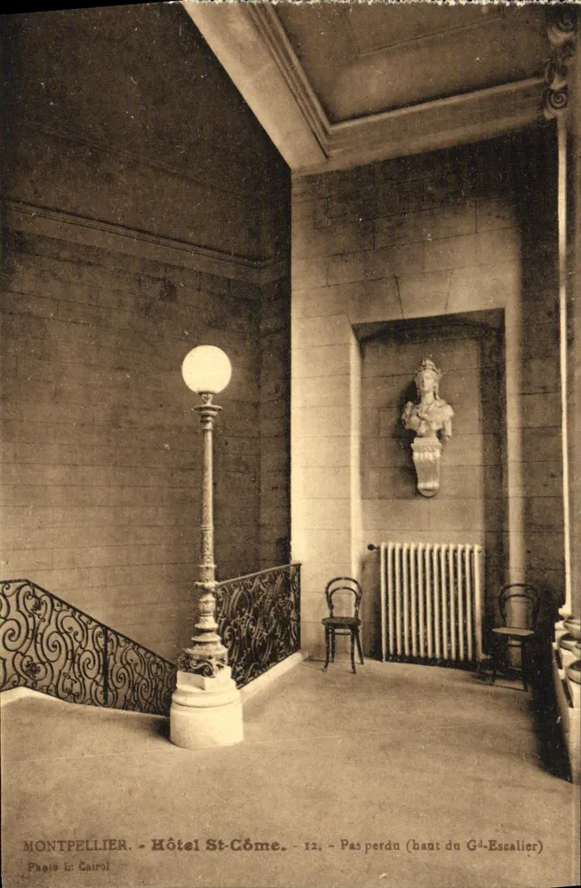 Hotel St-Côme — Innenraum — Photo L. Cairoli - Vorderseite