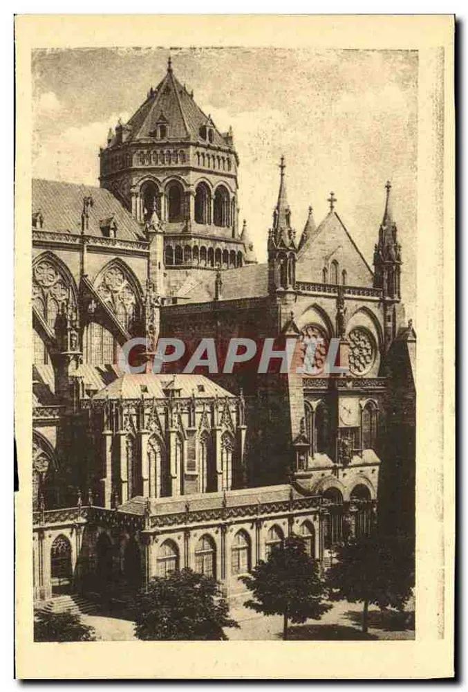 Catedral de Estrasburgo — Lado romano — editor Felix Lubi, Estrasburgo - Frente