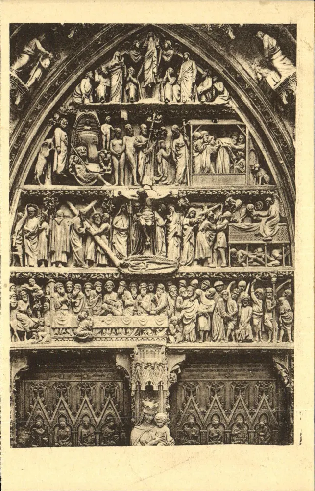Kathedrale von Straßburg — Der Große Portal — Verleger Felix Lulb, Straßburg - Vorderseite