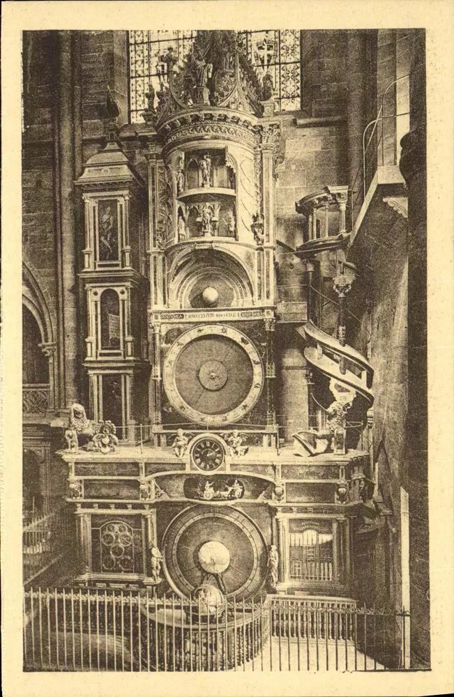Dom von Straßburg — Die astronomische Uhr — Verlag Félix Luth, Straßburg - Vorderseite