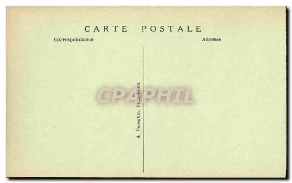 Pavillon « La Maitrise » — Internationale Ausstellung der dekorativen Künste — Paris 1925 — Ateliers des Arts Appliqués des Galeries Lafayette — von Jean Hiriart, Georges Tribout und Georges Beau — A.P. - Rückseite