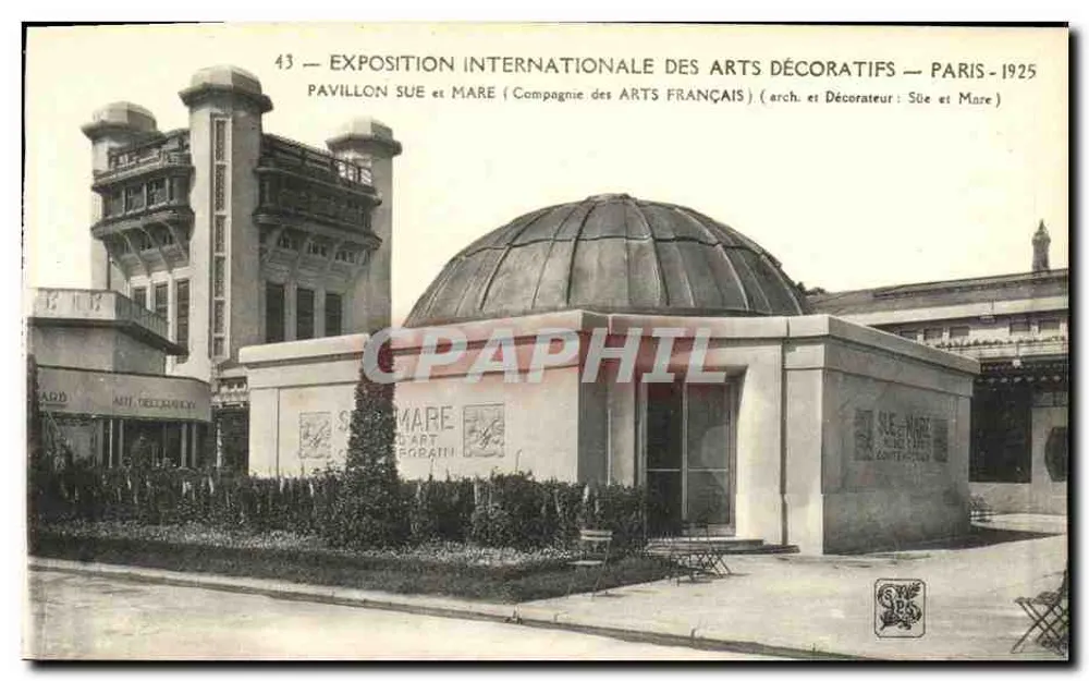 Pavillon Sue et Mare — Internationale Ausstellung für Dekorative Künste — Paris 1925 - Vorderseite