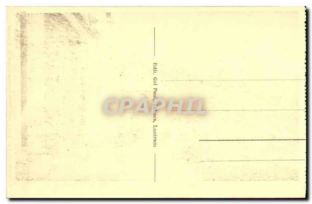 Lucéram (A.M.) - Blick vom Platz der Kirche « La Faissetta » - H. 665 m - Verlag Gal Paul, Fittes, Lucéram - Rückseite