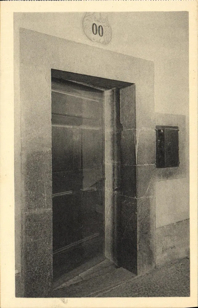 Monastero della Grande Chartreuse — Porta di una cellula — Edizione dei Monumenti Storici, Parigi - Recto